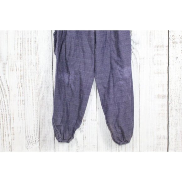 Thaluta Blue Harem Loose Yoga Travel Lounge Boho Pants Size Medium - Picture 11 of 12